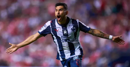 Jugadores de Rayados de Monterrey celebrando su victoria en la Leagues Cup 2026.